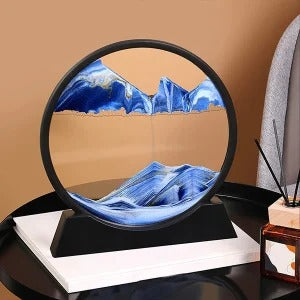 3d Moving Sandscapes Frame | 7 Inch Sand Lamp ( Random Color )