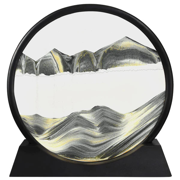 3d Moving Sandscapes Frame | 7 Inch Sand Lamp ( Random Color )