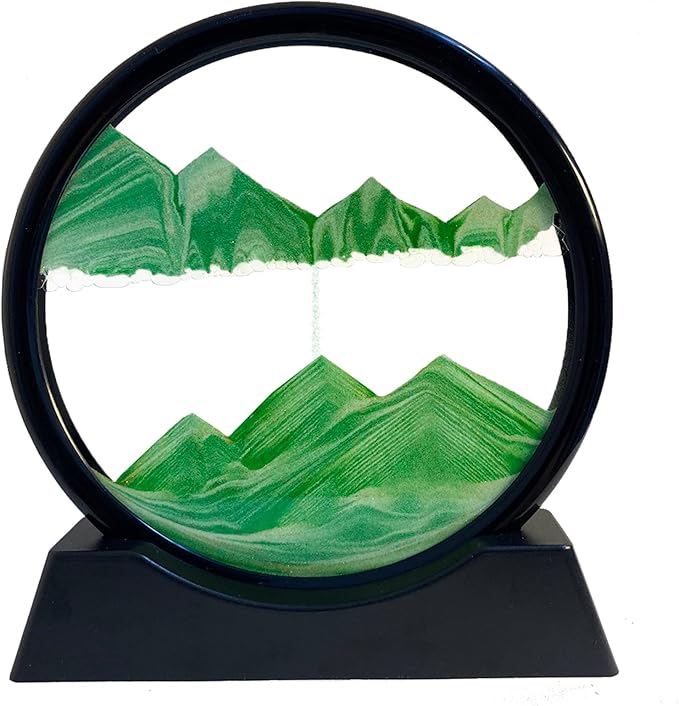 3d Moving Sandscapes Frame | 7 Inch Sand Lamp ( Random Color )